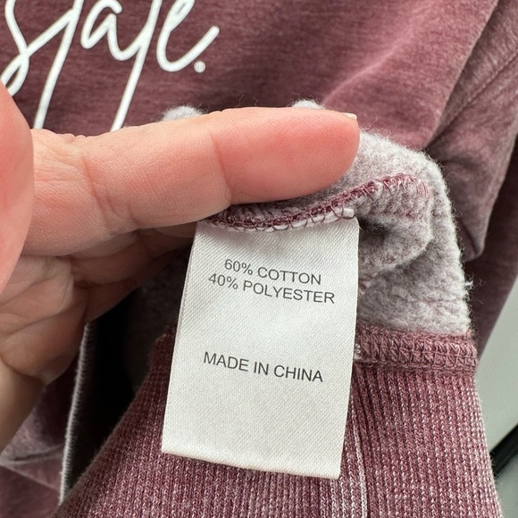 CHICKA-D Licensed Mississippi State distressed soft woman sweatshirt NWT S - Picture 7 of 13